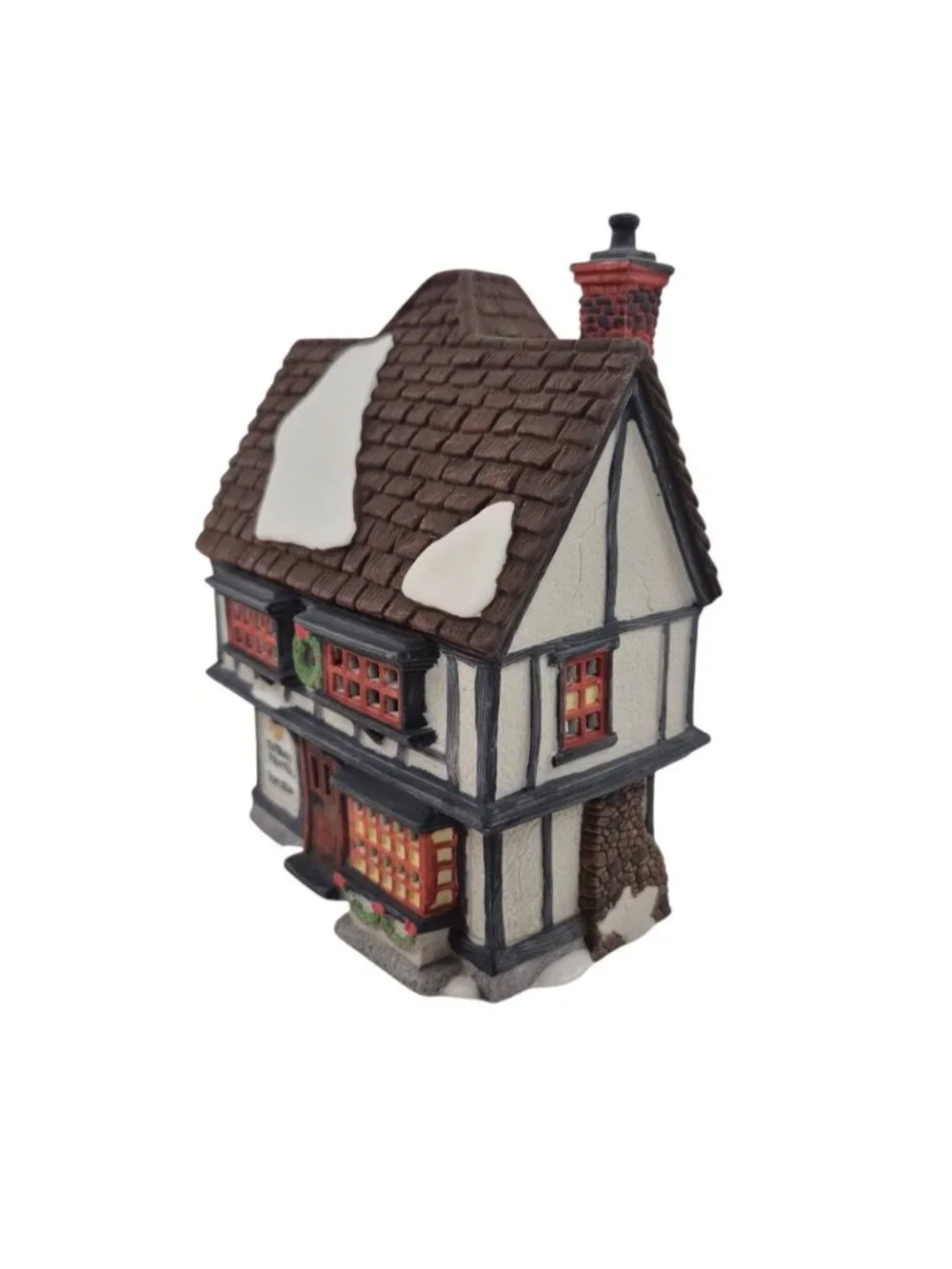 Department 56 Tutbury Printer 55689 Heritage Dickens Village Porcelain 1990 Box
